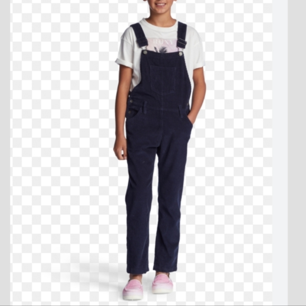 Roxy Girls Navy Blue Overalls